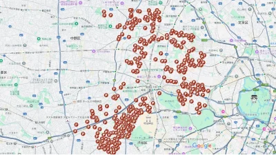 新宿区＋渋谷区マンション配布事例＿高価格帯限定＿不動産仲介業者様